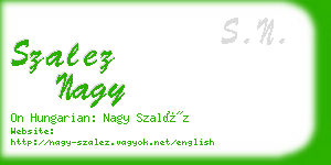 szalez nagy business card